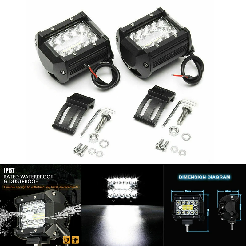 1pcs 4inch 200W LED Work Light Bar Flood Spot Beam For Offroad 4WD SUV Driving Fog Lamp Car Accessory
1pcs 4inch 200W LED Work Light Bar Flood Spot Beam For Offroad 4WD SUV Driving Fog Lamp Car Accessory