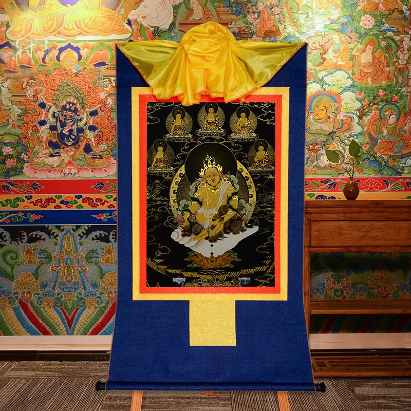 Большой алтарь для дома размером 120 см, тибетский буддизм, танка, украшение на стену, желтый сарафал, Бог богатства, маммон, 5 будд, картина Танг-га
Большой алтарь для дома размером 120 см, тибетский буддизм, танка, украшение на стену, желтый сарафал, Бог богатства, маммон, 5 будд, картина Танг-га