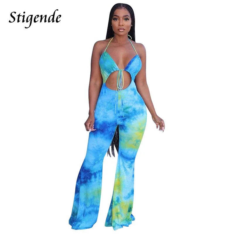 Stigende Summer Tie Up Halter Jumpsuit Women Sexy Backless Flare Jumpsuit Bell Bottom Pants Sleeveless Spaghetti Strap Overalls
Stigende Summer Tie Up Halter Jumpsuit Women Sexy Backless Flare Jumpsuit Bell Bottom Pants Sleeveless Spaghetti Strap Overalls