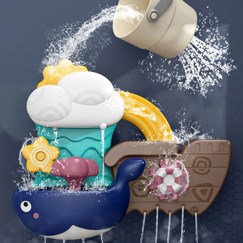 Baby Bath Toys Water Spray Toy Game Whale Cloud Model Toddlers Swimming Bathroom Bathing Summer Water Toys For Kids
Baby Bath Toys Water Spray Toy Game Whale Cloud Model Toddlers Swimming Bathroom Bathing Summer Water Toys For Kids