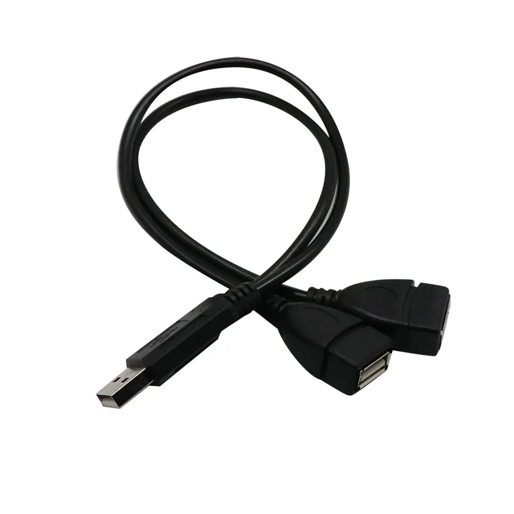 USB 2 0 A Штекерный к двойным гнездовым разъемам y-разветвитель кабель адаптера