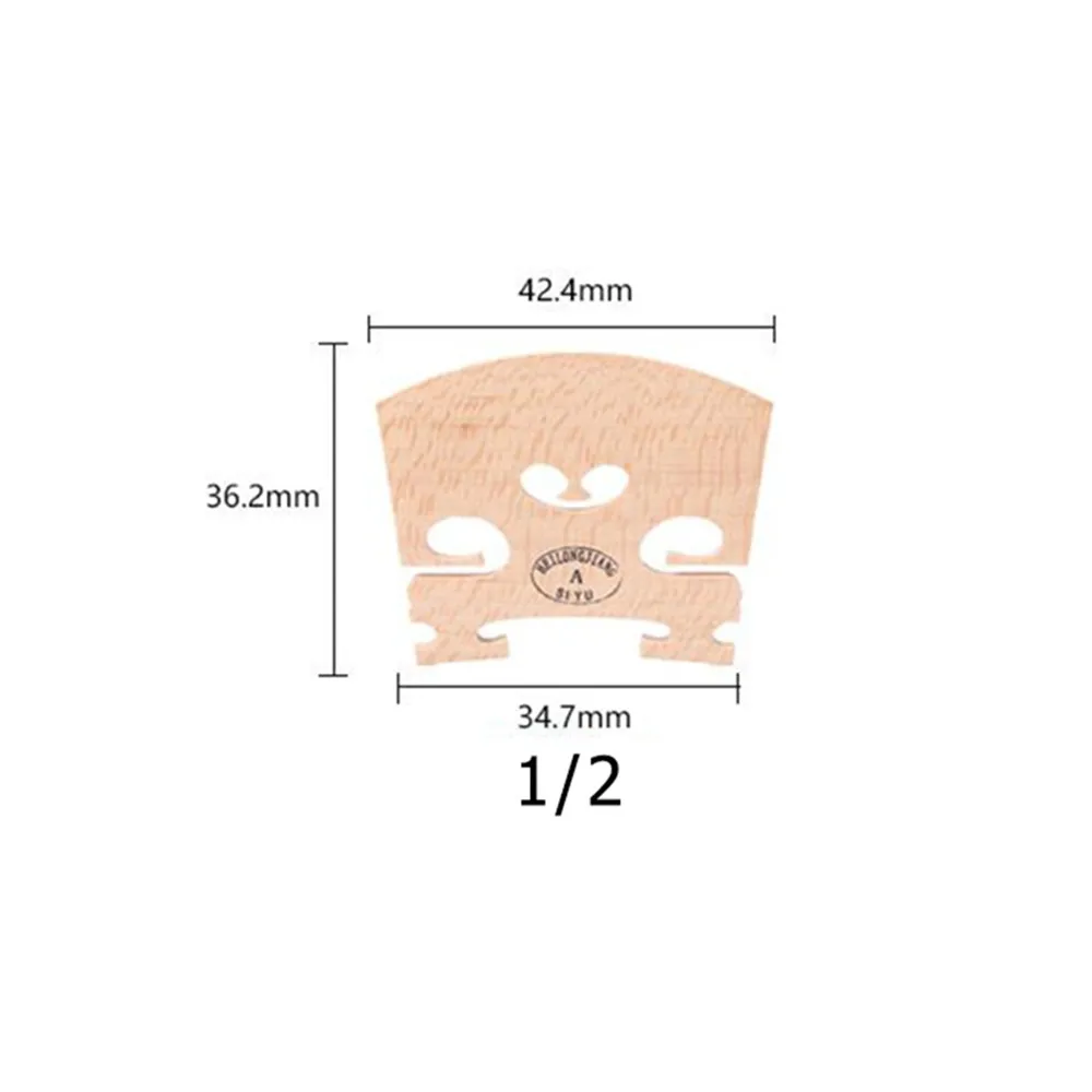 High Quality Maple Wood Regular Acoustic Violin Bridge 1/8 & 1/4 & 1/2 & 3/4 & 4/4&1/16 Optional Sizes Durable Violin Bridge
High Quality Maple Wood Regular Acoustic Violin Bridge 1/8 & 1/4 & 1/2 & 3/4 & 4/4&1/16 Optional Sizes Durable Violin Bridge