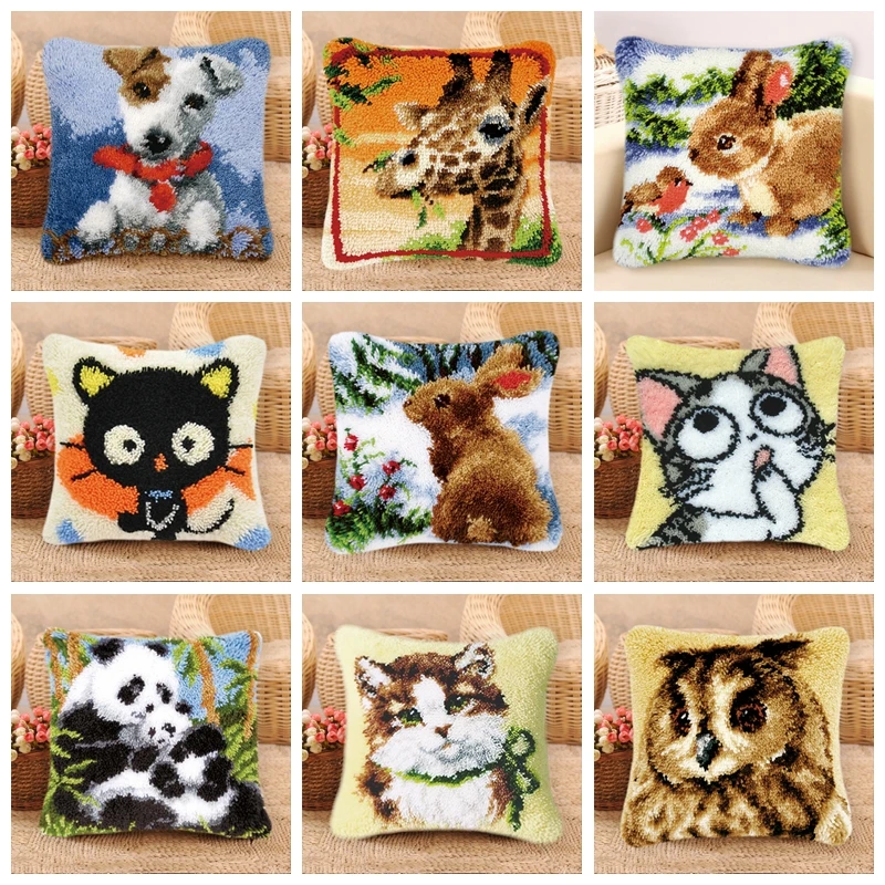 Cute Panda Foamiran For Needlework For carpet embroidery pillows Latch Hook Kit Tapis Crochet Button Cushion Animal Package
Cute Panda Foamiran For Needlework For carpet embroidery pillows Latch Hook Kit Tapis Crochet Button Cushion Animal Package