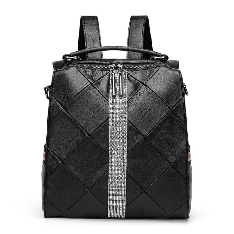 Женский вместительный рюкзак из натуральной кожи, на двойной молнии
Женский вместительный рюкзак из натуральной кожи, на двойной молнии