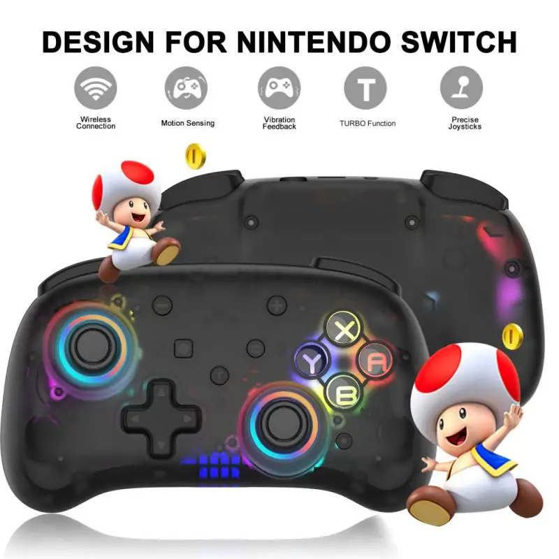 Wireless Gamepad For Switch Controller Wireless Bluetooth-compatible Vibration Joysticks For Switch Lite Game Console 
Wireless Gamepad For Switch Controller Wireless Bluetooth-compatible Vibration Joysticks For Switch Lite Game Console