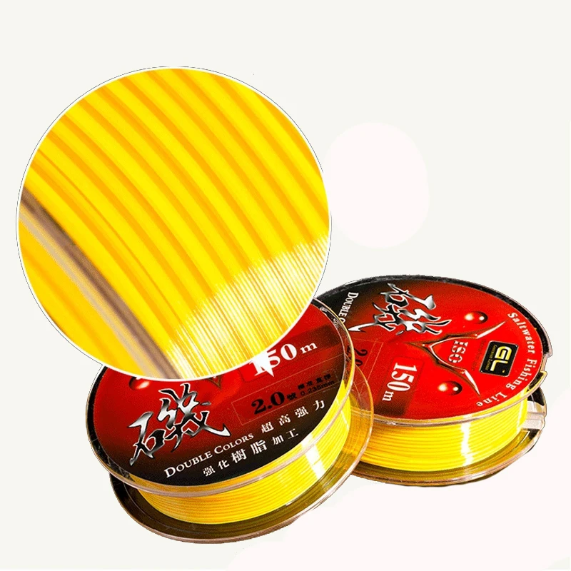 150 Meters Rocky Fishing Double-color Salty Water Sinking Line Super Strong Fluorocarbon Coating Wear-resistant Fishing Line
150 Meters Rocky Fishing Double-color Salty Water Sinking Line Super Strong Fluorocarbon Coating Wear-resistant Fishing Line