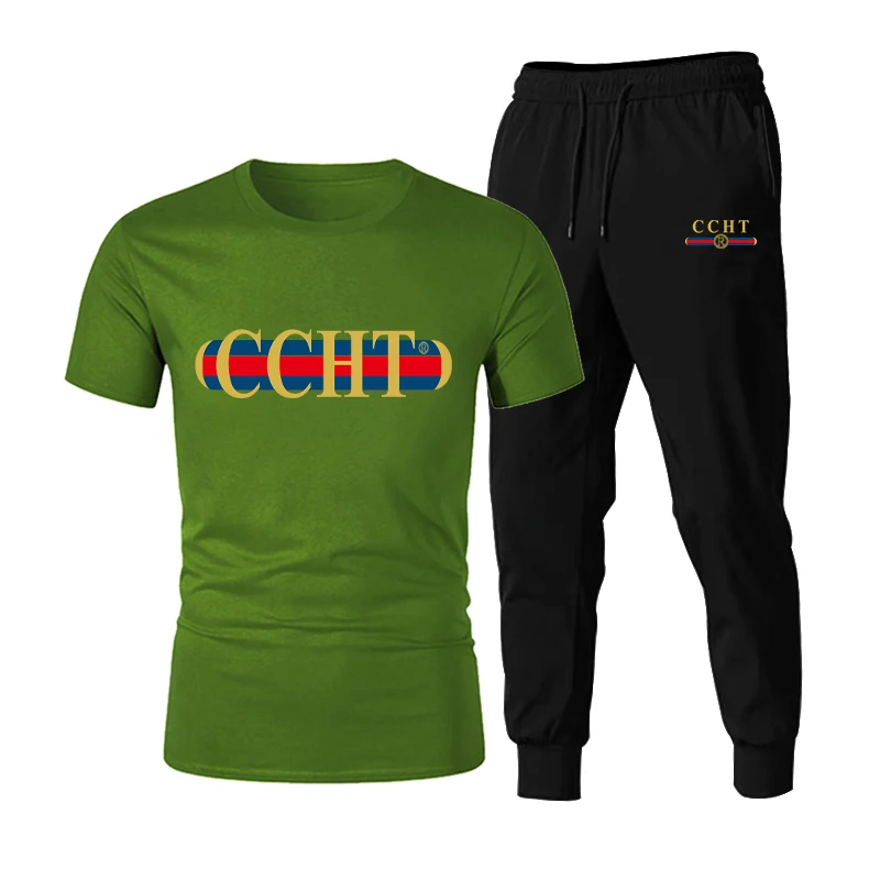 2021 Summer New Casual Fashion Comfortable Trend Sportswear Track And Field Suit Men's Sportswear Short Sleeve T-shirt Two Suits
2021 Summer New Casual Fashion Comfortable Trend Sportswear Track And Field Suit Men's Sportswear Short Sleeve T-shirt Two Suits