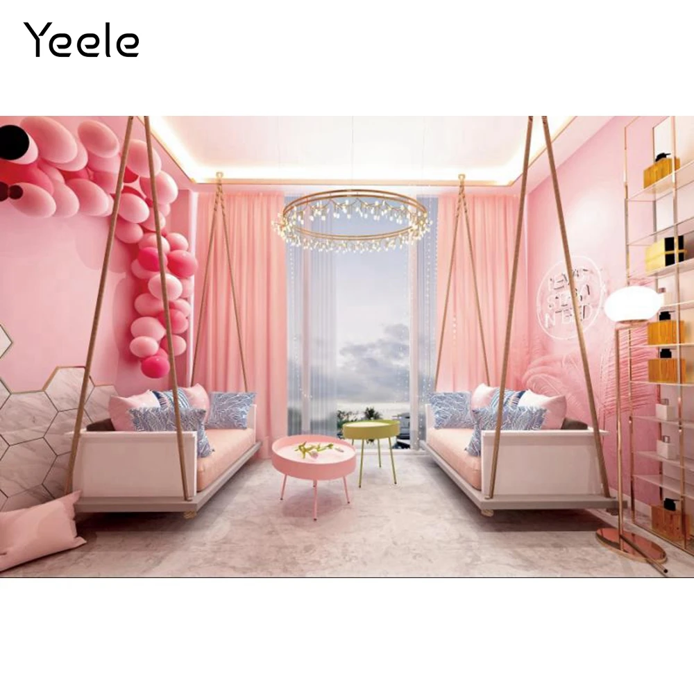 Yeele Luxurious Pink Living Room Sofa Ballon Photography Backdrops Photographic Studio Photo Background Birthday Decorations
Yeele Luxurious Pink Living Room Sofa Ballon Photography Backdrops Photographic Studio Photo Background Birthday Decorations
