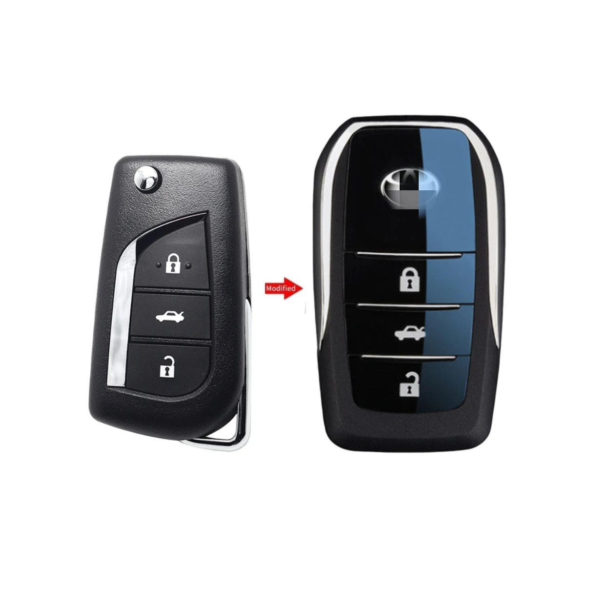 Чехол для автомобильного ключа с логотипом, модифицированный чехол с 3 кнопками для дистанционного ключа для Toyota Auris Corolla 2012 2013 2014 2015 2016
Чехол для автомобильного ключа с логотипом, модифицированный чехол с 3 кнопками для дистанционного ключа для Toyota Auris Corolla 2012 2013 2014 2015 2016