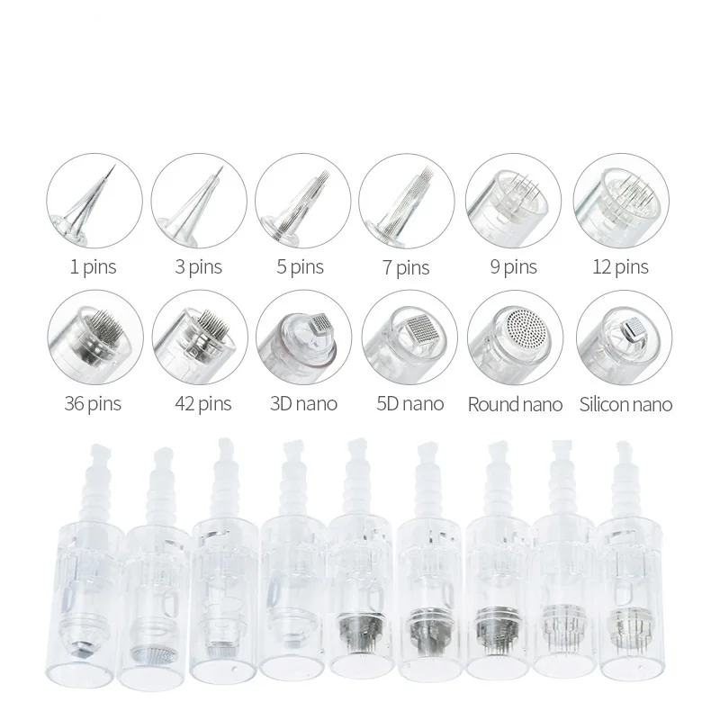 10pcs Screw Slot Micro Needle Pen Electric Derma Pen Cartridges Hair Growth Hair Accessories For Face Skin Hair Growth
10pcs Screw Slot Micro Needle Pen Electric Derma Pen Cartridges Hair Growth Hair Accessories For Face Skin Hair Growth