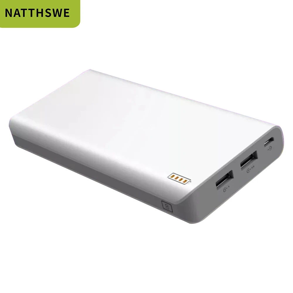 NATTHSWE 20000 mAh power Bank PD Быстрая зарядка 3 0 bank для Xiaomi Mi 9 портативный внешний