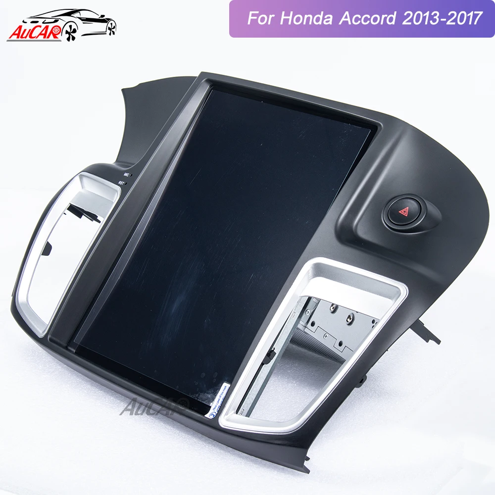 Мультимедийная Автомагнитола Aucar Tesla Android 9 с gps навигацией для Honda Accord 2013 2017 1 din