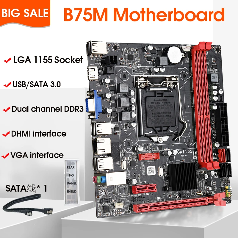 Восстановленная материнская плата B75M LGA1155 для процессора i3 i5 i7, поддержка памяти ddr3 до 16 Гб
Восстановленная материнская плата B75M LGA1155 для процессора i3 i5 i7, поддержка памяти ddr3 до 16 Гб