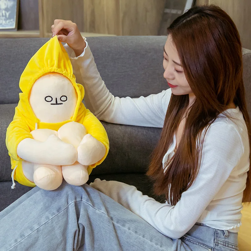 65cm Yellow Banana Man Dolls Plush Toys Soft Stuffed Banana Korea Popular Dolls Kawaii Birthday Toys for Children Baby Gift
65cm Yellow Banana Man Dolls Plush Toys Soft Stuffed Banana Korea Popular Dolls Kawaii Birthday Toys for Children Baby Gift