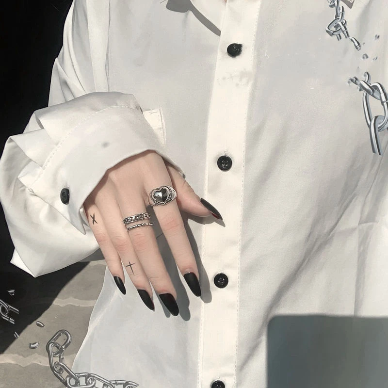 Women Girl Retro Love Joint Finger Ring 2PCS Punk Hip-hop Open Adjustable Neutral Loop Double Split Ring Statement Jewelry Gift
Women Girl Retro Love Joint Finger Ring 2PCS Punk Hip-hop Open Adjustable Neutral Loop Double Split Ring Statement Jewelry Gift
