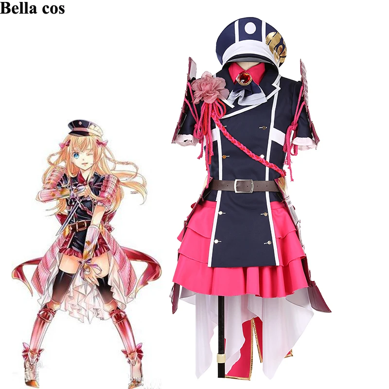 Изготовление размеров под заказ Touken Ranbu Online Midare Toushirou косплэй сценический костюм