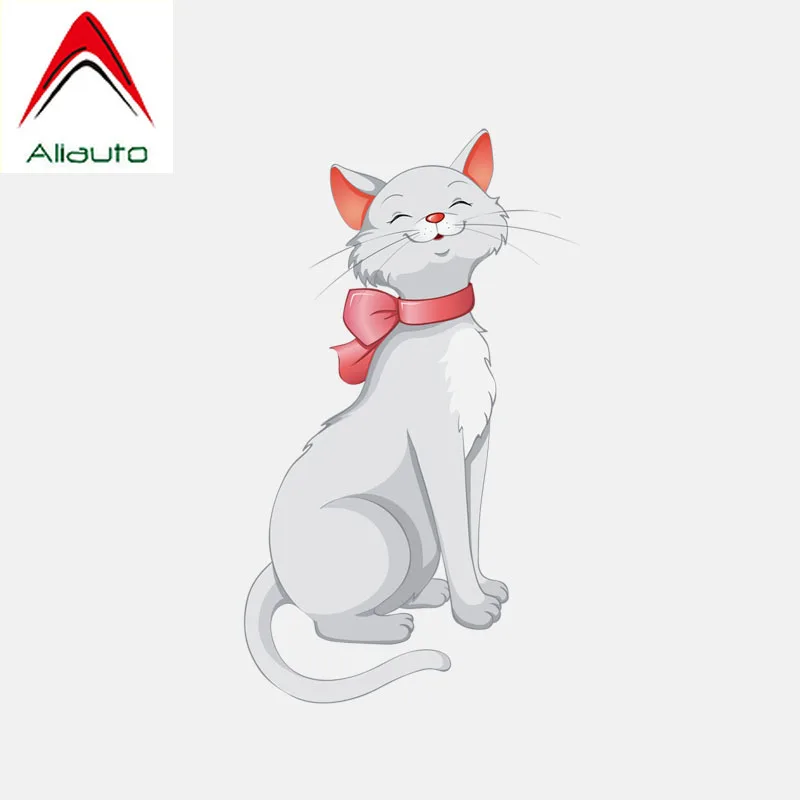Aliauto Мультяшные животные, стикер для автомобиля, элегантный сидящий Кот, галстук-бабочка, ПВХ светоотражающие наклейки, декоративные аксессуары, 15 см * 9 см 
Aliauto Мультяшные животные, стикер для автомобиля, элегантный сидящий Кот, галстук-бабочка, ПВХ светоотражающие наклейки, декоративные аксессуары, 15 см * 9 см