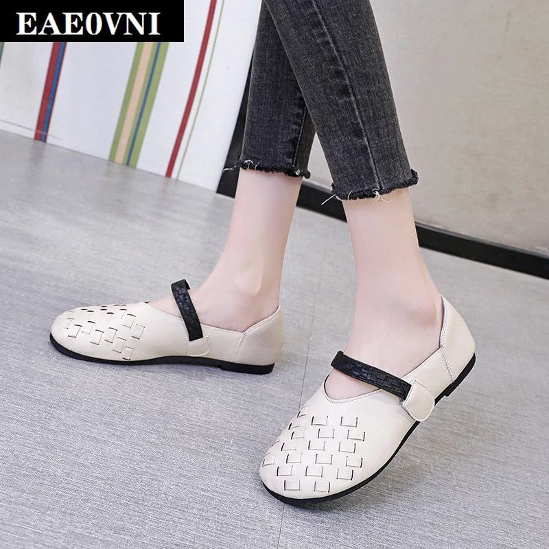 Women's Flat Shoes Fashion Round Top High Quality PU Woven Upper Women's Low-top Shoes Summer Outdoor Casual Women's Party Shoes
Women's Flat Shoes Fashion Round Top High Quality PU Woven Upper Women's Low-top Shoes Summer Outdoor Casual Women's Party Shoes