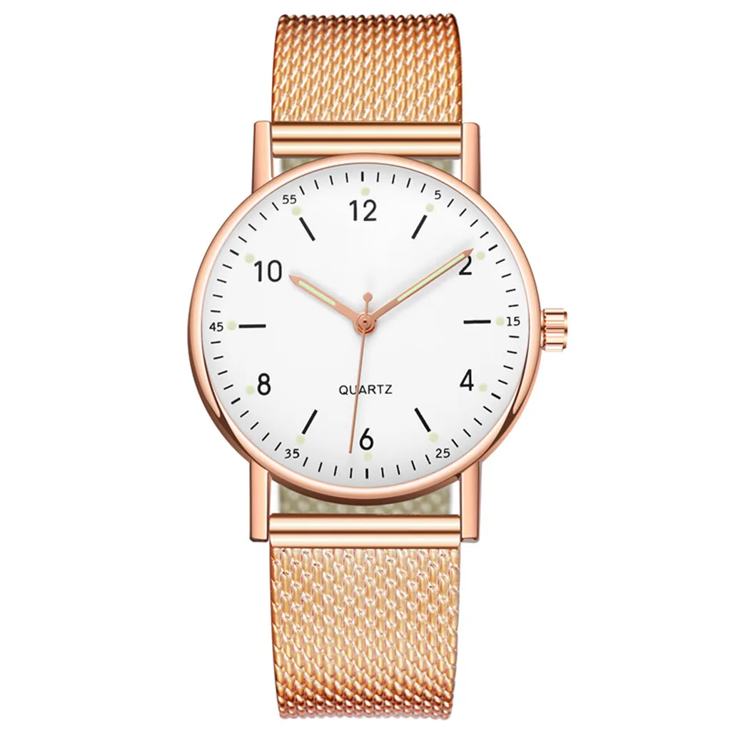 Fashion Quartz Watch luxury Stainless Steel Luminous Dial Leisure Watch Ladies Wrist Watch Gift Dress Bangle Quartz Clock#30
Fashion Quartz Watch luxury Stainless Steel Luminous Dial Leisure Watch Ladies Wrist Watch Gift Dress Bangle Quartz Clock#30