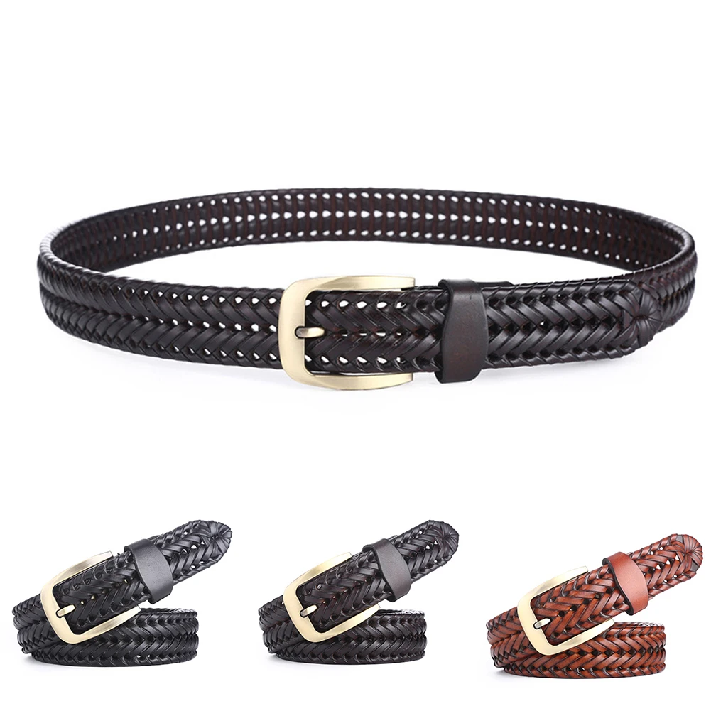 Men Women Classic Hand Knitted Retro Durable Jeans Belt Casual Woven Handmade Soft Buckle Leather Belt
Men Women Classic Hand Knitted Retro Durable Jeans Belt Casual Woven Handmade Soft Buckle Leather Belt