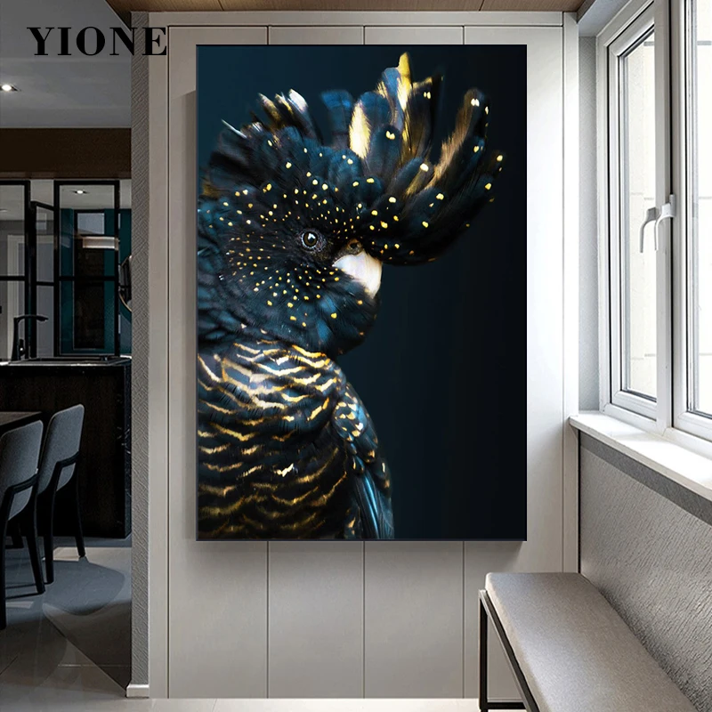 Modern Art Parrot Canvas Painting Custom Wild Animal Print Wall Poster Blue Cockatoo Bird Decoration Picture for Living Room
Modern Art Parrot Canvas Painting Custom Wild Animal Print Wall Poster Blue Cockatoo Bird Decoration Picture for Living Room