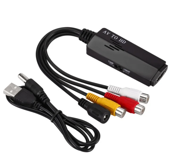1080P видео адаптер Портативный видео конвертер адаптер AV к HDMI-совместимый конвертер
1080P видео адаптер Портативный видео конвертер адаптер AV к HDMI-совместимый конвертер