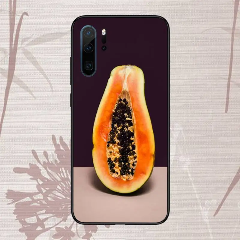 

Fruit papaya Phone Case For Huawei P20 P30 P40 lite Pro P Smart 2019 Mate 10 20 Lite Pro Nova 5t