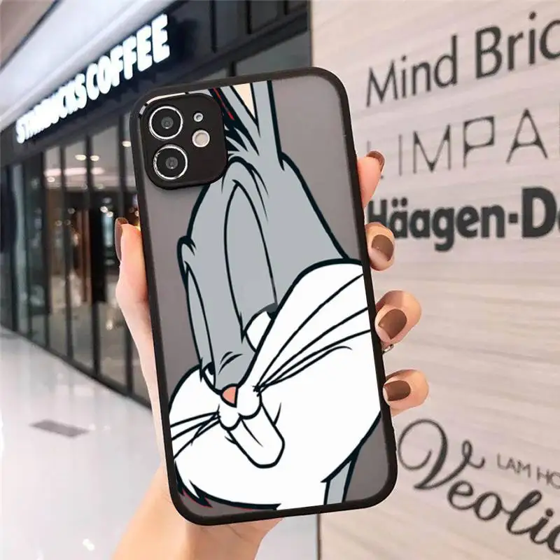 Bugs Bunny Phone Case Matte Transparent for iPhone 7 8 11 12 s mini pro X XS XR MAX Plus cover funda
Bugs Bunny Phone Case Matte Transparent for iPhone 7 8 11 12 s mini pro X XS XR MAX Plus cover funda