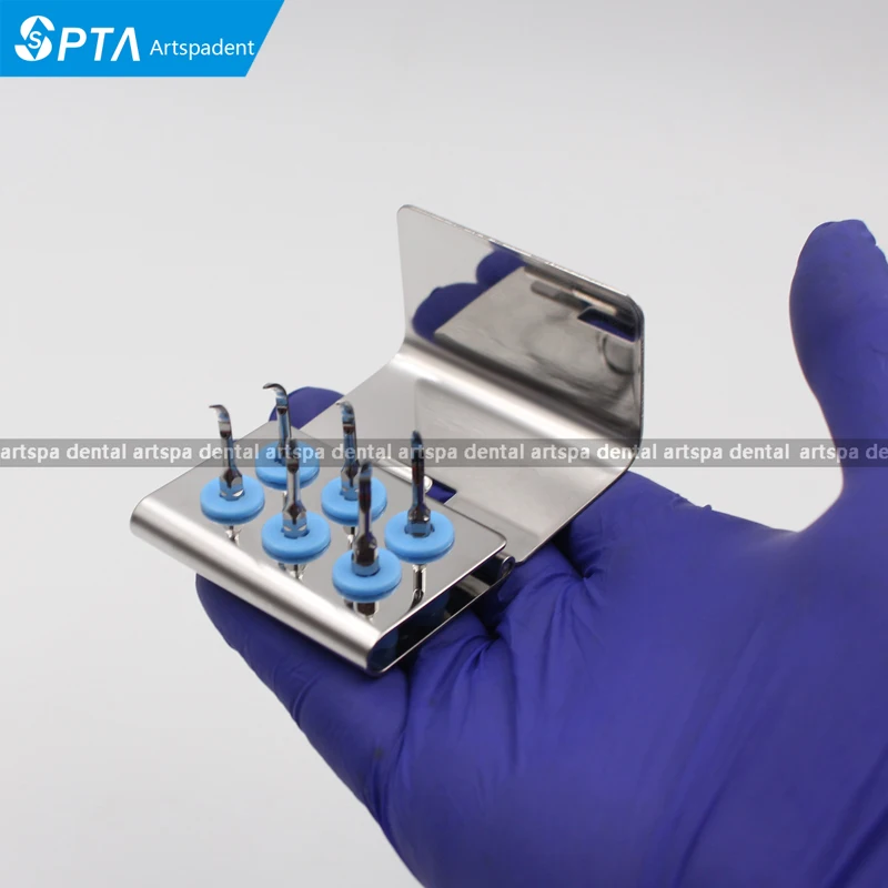 6 pcs Dental Ultrasonic Scaler Insert Scaling Tips for EMS G1 G2 G4 P1 With Autoclave Holder
6 pcs Dental Ultrasonic Scaler Insert Scaling Tips for EMS G1 G2 G4 P1 With Autoclave Holder