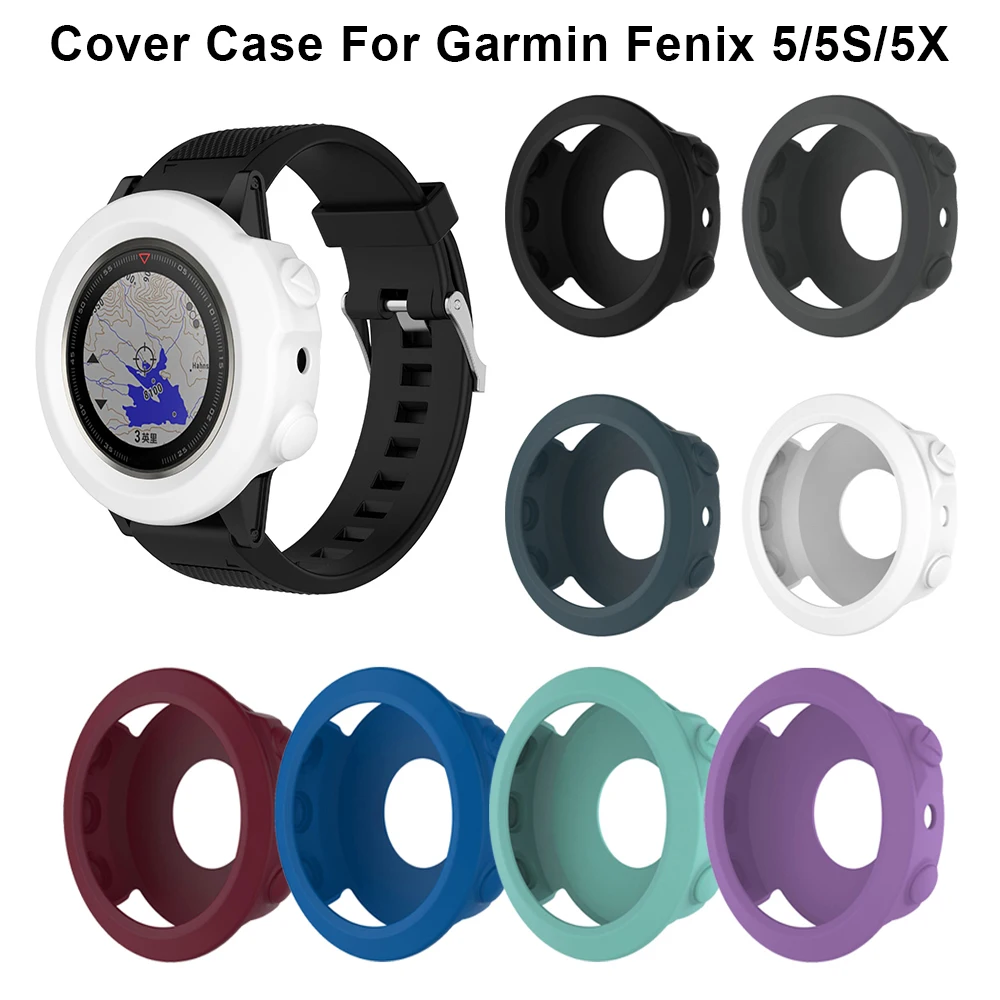Силиконовый защитный чехол для Garmin fenix 5/5S/5X браслет Защитный Браслет оболочка Fenix