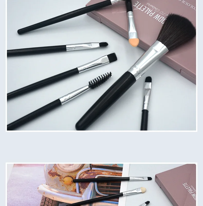 6 pieces of portable black makeup brush professional foundation eye shadow foundation mix brush Pincel makeup brush set
6 pieces of portable black makeup brush professional foundation eye shadow foundation mix brush Pincel makeup brush set