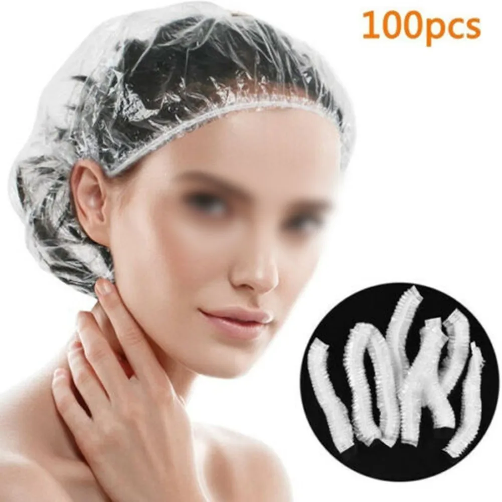 100pcs Plastic Disposable Shower Cap Hat Waterproof Transparent Moisture-Proof One-Off Elastic Shower Hats Bathroom Bath Bonnet
100pcs Plastic Disposable Shower Cap Hat Waterproof Transparent Moisture-Proof One-Off Elastic Shower Hats Bathroom Bath Bonnet