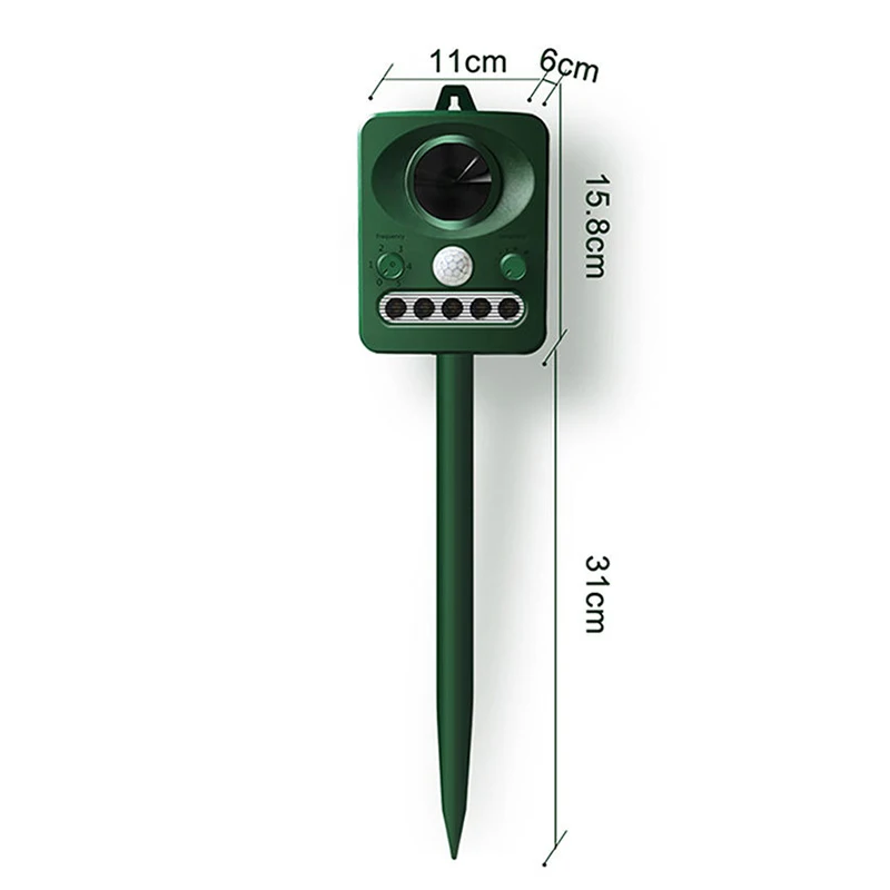 1/2/3/4Pcs Outdoor Garden Animal Repeller Ultrasonic Bird Repeller USB Solar Powered Raccoon Cat Dog Repeller Pest Repeller
1/2/3/4Pcs Outdoor Garden Animal Repeller Ultrasonic Bird Repeller USB Solar Powered Raccoon Cat Dog Repeller Pest Repeller