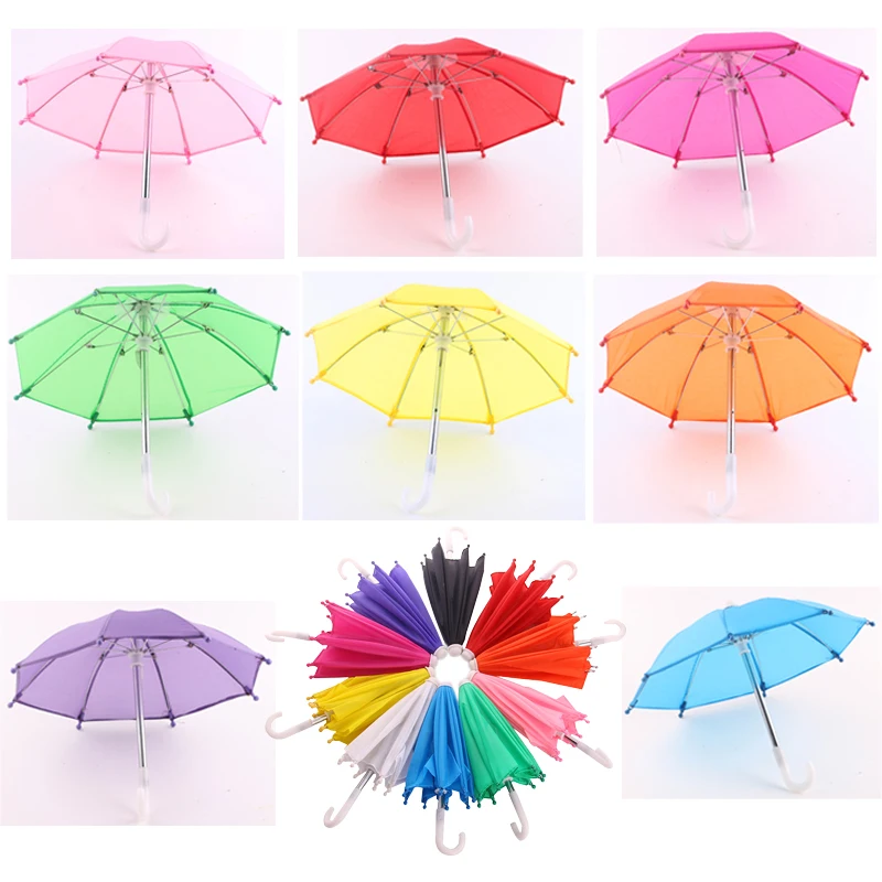Mini Colorful Doll Umbrella Rain Gear Fit 18 Inch America&43 Cm Born Baby Doll Clothes Accessories Generation Girl Children
Mini Colorful Doll Umbrella Rain Gear Fit 18 Inch America&43 Cm Born Baby Doll Clothes Accessories Generation Girl Children