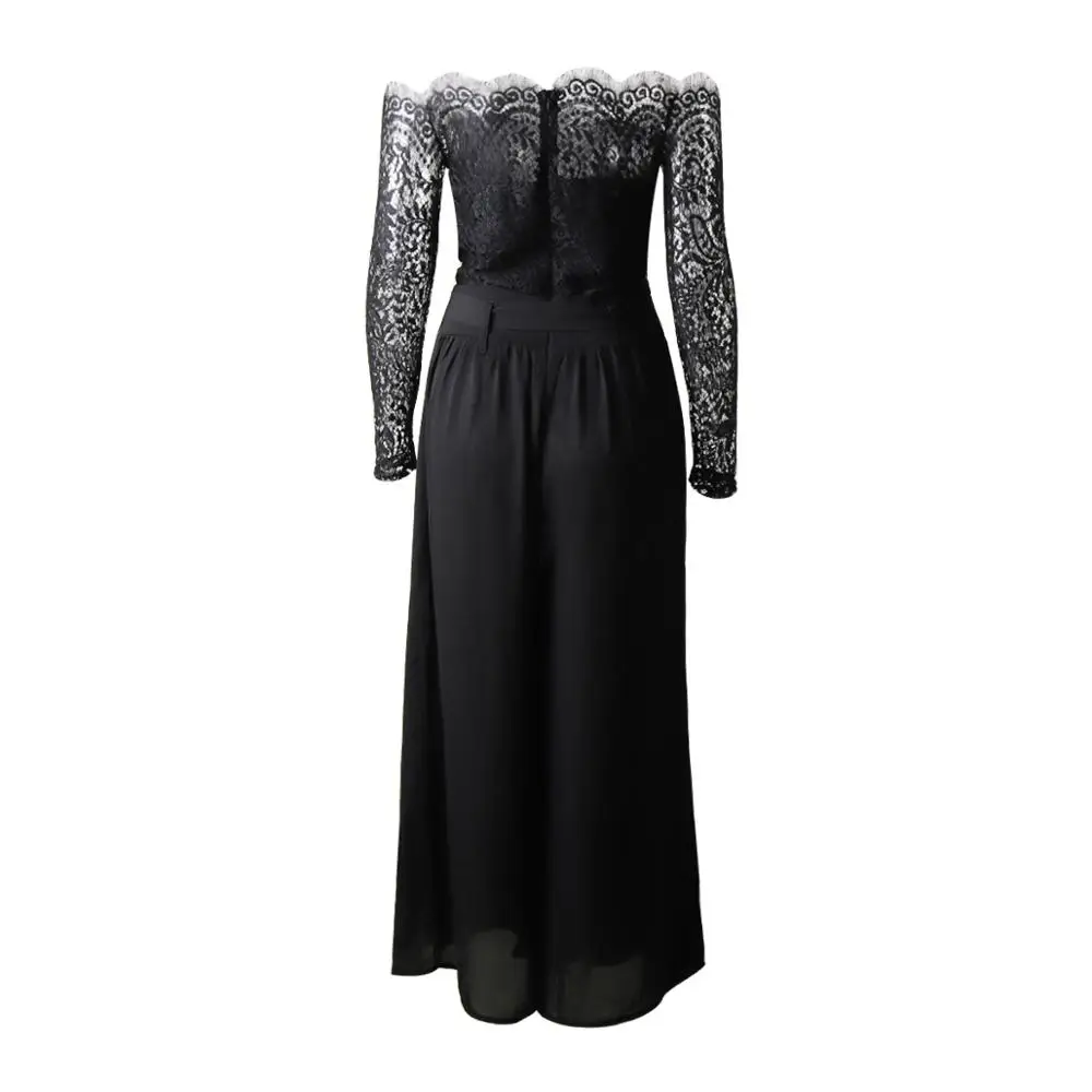 COLDKER fashion ladies sexy jumpsuit women lace cloth female club clothing for women casual streetwear
COLDKER fashion ladies sexy jumpsuit women lace cloth female club clothing for women casual streetwear
