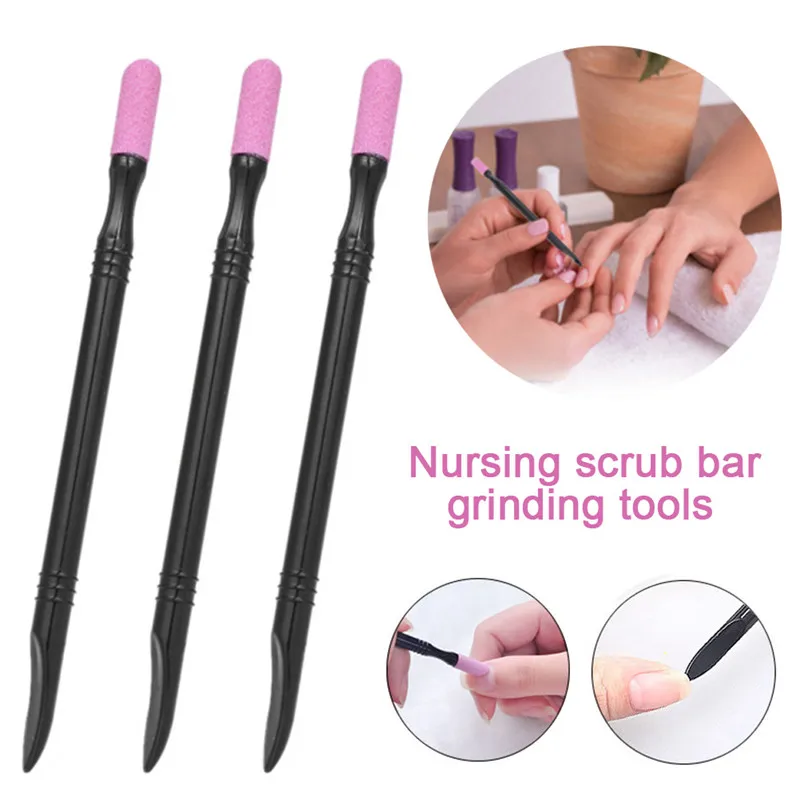 2Pcs Dead Skin Pushes Gel Manicure Scrub Stick Nail Makeup Remover Skin Cuticle Tools Grinding Light Tool Stick Cuticle Black
2Pcs Dead Skin Pushes Gel Manicure Scrub Stick Nail Makeup Remover Skin Cuticle Tools Grinding Light Tool Stick Cuticle Black