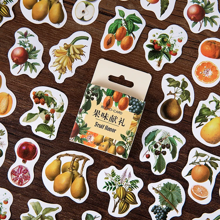 Harvest Fruit Sticky Stickers Color Paper DIY Decoracion Scrapbooking Office School Supplies Sticker Flakes 46PCS
Harvest Fruit Sticky Stickers Color Paper DIY Decoracion Scrapbooking Office School Supplies Sticker Flakes 46PCS