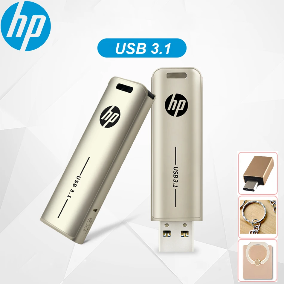 USB флеш накопитель HP 3 1 оригинальный макс. 300 512 ГБ 256 128 64 для ноутбука ПК