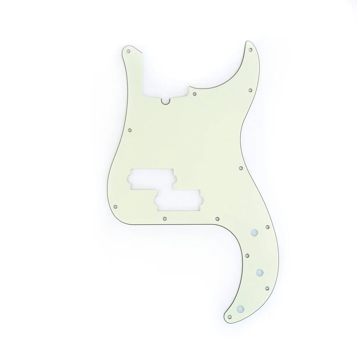 Musiclily Pro 13-Hole Modern Style P Bass Pickguard for 4 String American Precision Bass, 3Ply Ivory
Musiclily Pro 13-Hole Modern Style P Bass Pickguard for 4 String American Precision Bass, 3Ply Ivory
