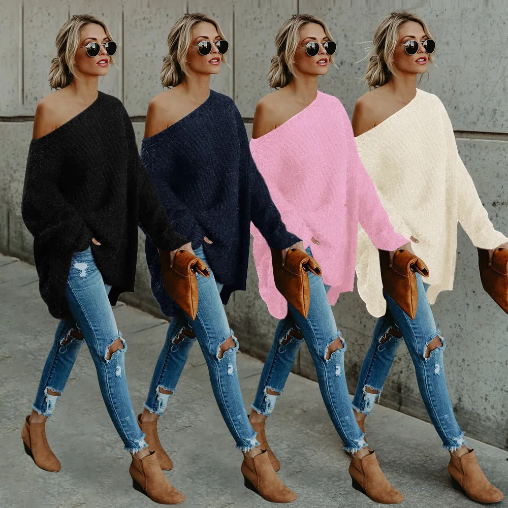 Hot Sale New Style Women's 2021 Autumn and Winter Sweater Corn Fleece Long Sleeve Solid Color Knit Sweater Fashion
Hot Sale New Style Women's 2021 Autumn and Winter Sweater Corn Fleece Long Sleeve Solid Color Knit Sweater Fashion