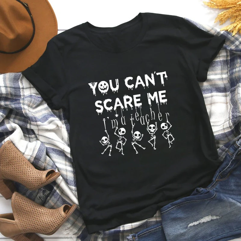 Женская футболка с надписью «You Can't Scare Me I'm A»
Женская футболка с надписью «You Can't Scare Me I'm A»
