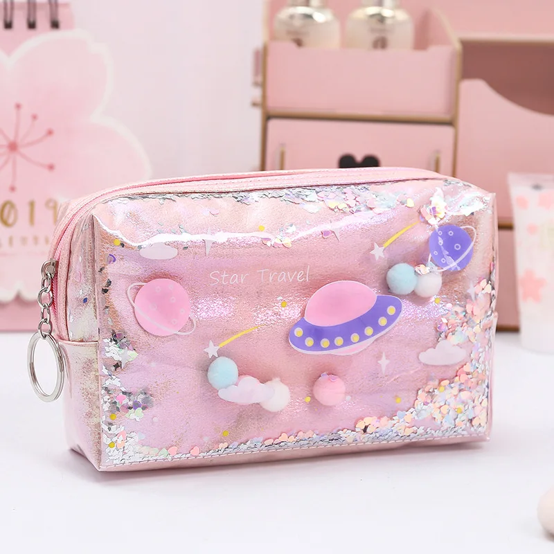 Kawaii Large Glitter Star Pencil Case Laser Leather Pen Box Big Makeup Bag for Girls Gift PU School Stationery Travel Supplies
Kawaii Large Glitter Star Pencil Case Laser Leather Pen Box Big Makeup Bag for Girls Gift PU School Stationery Travel Supplies