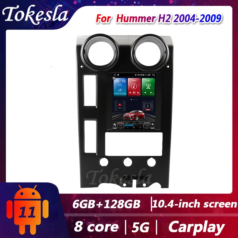 Автомагнитола Tokesla для Hummer H2 Tesla, Android, стереоприемник, DVD, автомобильный центральный мультимедийный плеер, Gps-навигация 2004-2009
Автомагнитола Tokesla для Hummer H2 Tesla, Android, стереоприемник, DVD, автомобильный центральный мультимедийный плеер, Gps-навигация 2004-2009