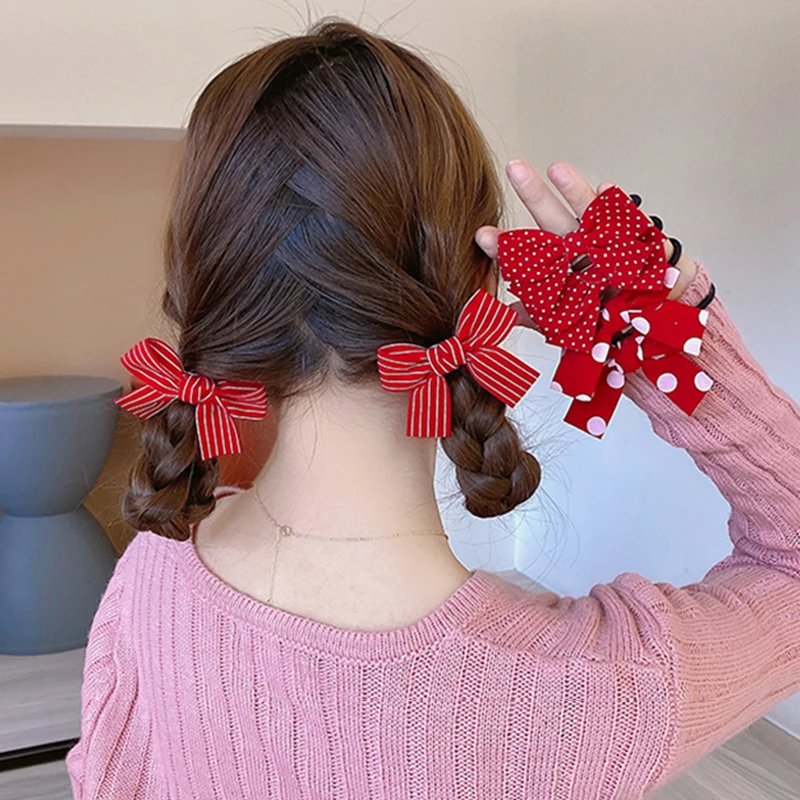 2021 New Girls Red Butterfly Knot Hair Rope Love Wave Spot Hair Circle Girl Double Horsetail Head Rope Fashion Hair Accessories
2021 New Girls Red Butterfly Knot Hair Rope Love Wave Spot Hair Circle Girl Double Horsetail Head Rope Fashion Hair Accessories