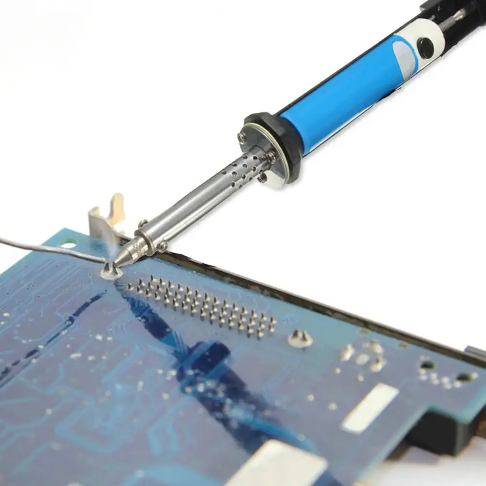 Electric Soldering Iron Adjustable Temperature High Efficiency Long Lasting Conical Needle Electric Corded Soldering Iron for PC
Electric Soldering Iron Adjustable Temperature High Efficiency Long Lasting Conical Needle Electric Corded Soldering Iron for PC