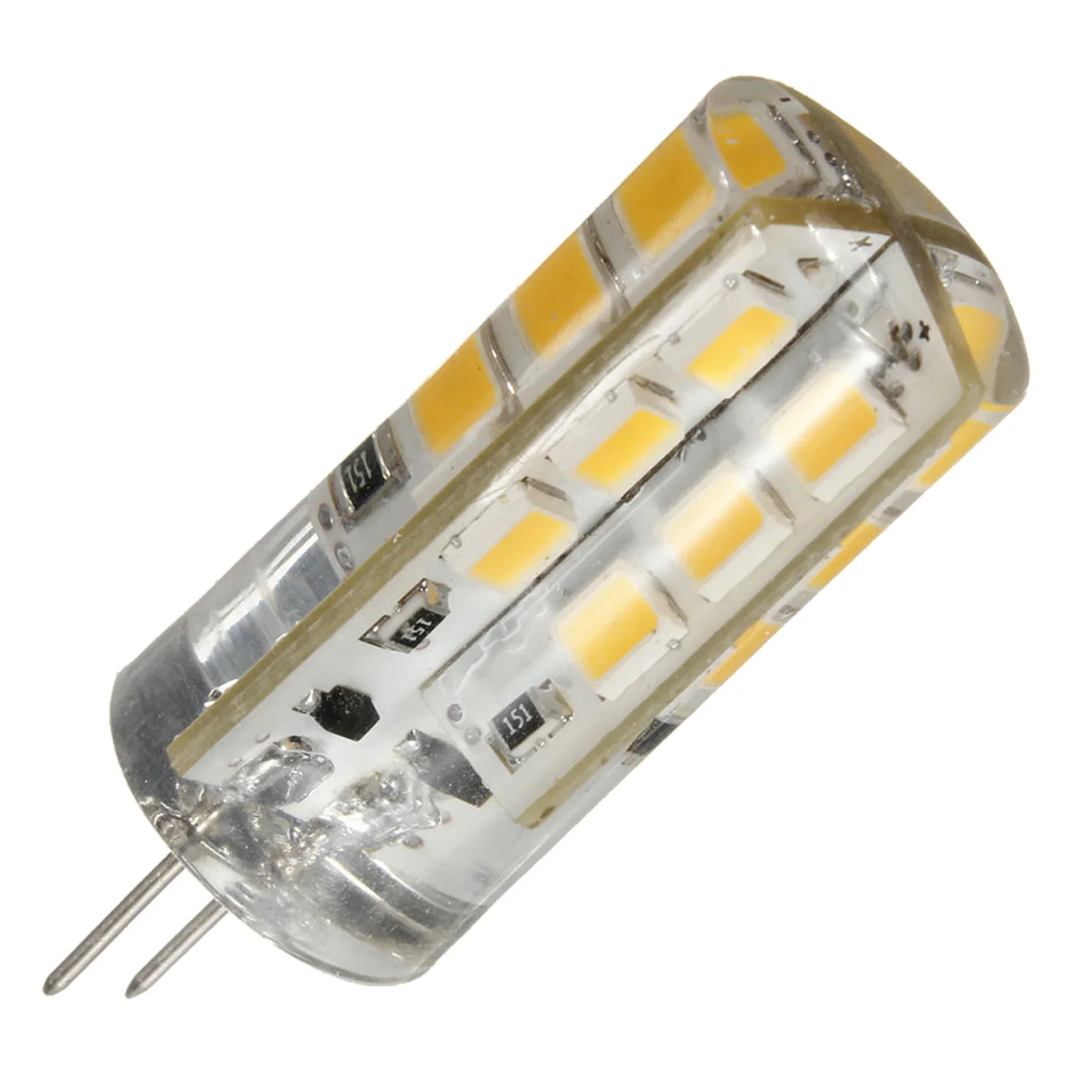 Светодиодсветильник лампа G4 3 Вт 2835SMD 24 сменная галогенная в виде силиконовой