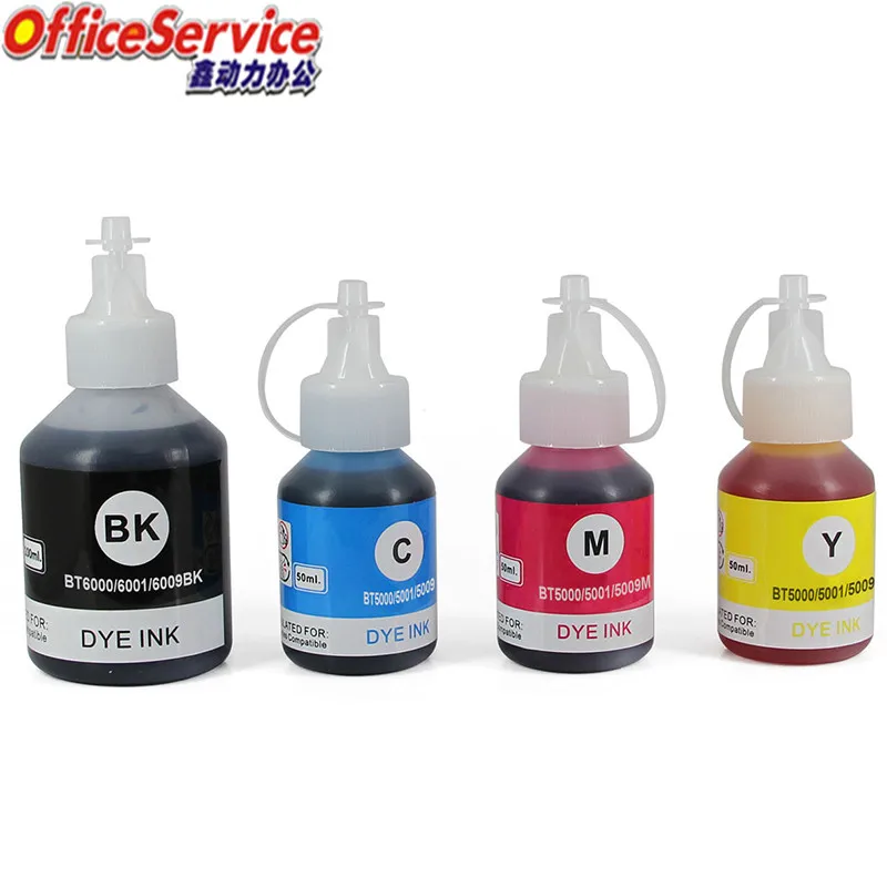 BT6000 BT5000 BT5009 BT6001BT6009 Refillable dey ink for brother DCP-T300 DCP-T500W DCP-T700W MFC-T800W printer
BT6000 BT5000 BT5009 BT6001BT6009 Refillable dey ink for brother DCP-T300 DCP-T500W DCP-T700W MFC-T800W printer