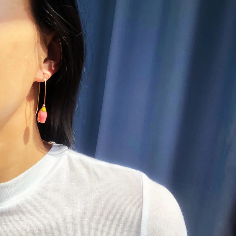 F.J4Z Sweet Women's Earrings Elegant Pink Enamel Flower Hoop Earrings Cute Ladies Ear Hoops Outdoor Jewelry dropship
F.J4Z Sweet Women's Earrings Elegant Pink Enamel Flower Hoop Earrings Cute Ladies Ear Hoops Outdoor Jewelry dropship