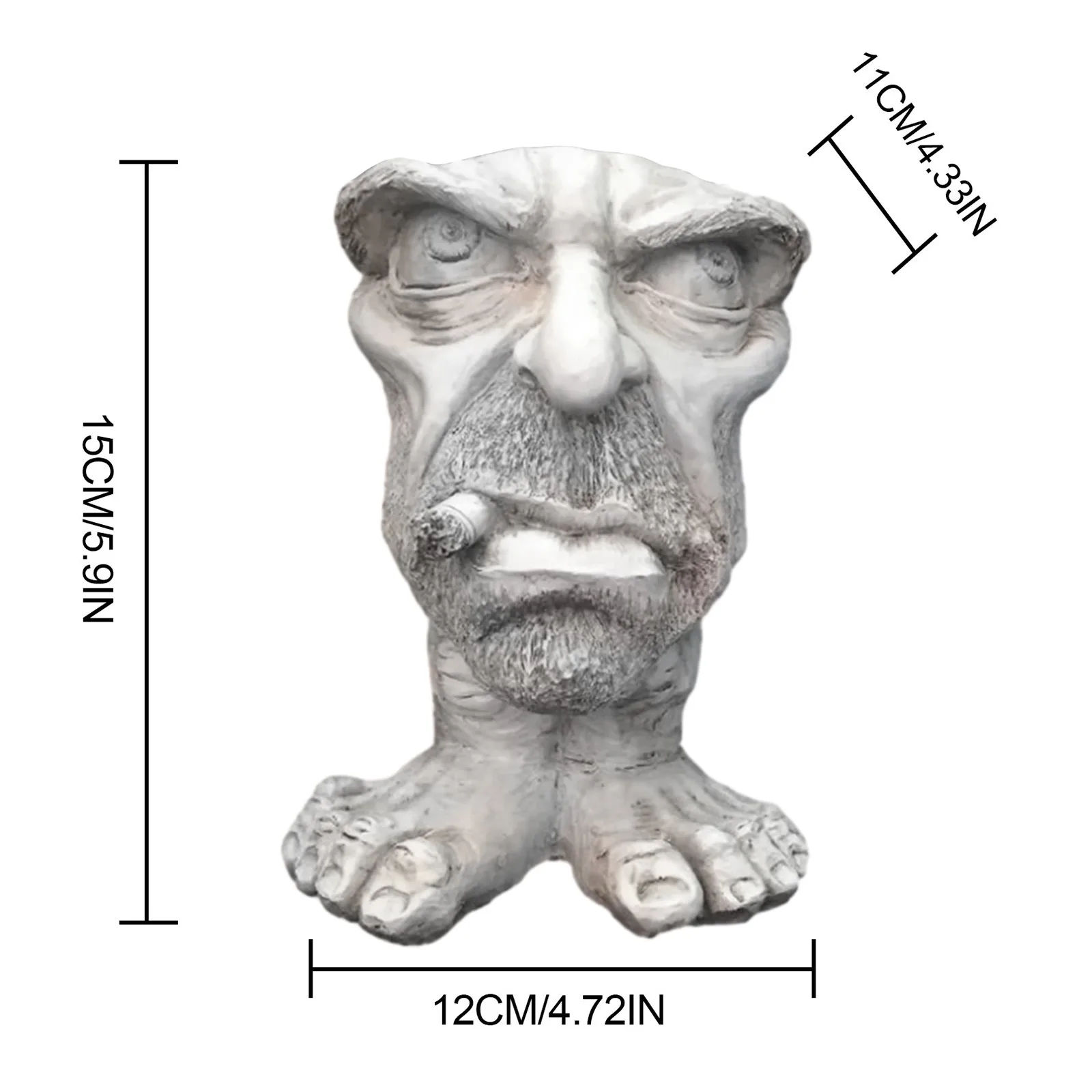 Garden Decoration Funny Face Sculpture Funny Expression Flower Pot Beard Garden Sculpture Landscape Decor Backyard Flower Pqts
Garden Decoration Funny Face Sculpture Funny Expression Flower Pot Beard Garden Sculpture Landscape Decor Backyard Flower Pqts