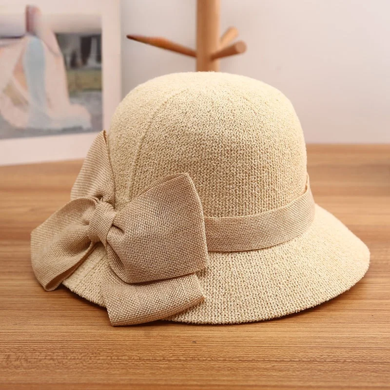 2021 fashion summer Women's bucket hat Straw made Bow hand-made straw hat foldable parent-child Panama hat children beach sun vi
2021 fashion summer Women's bucket hat Straw made Bow hand-made straw hat foldable parent-child Panama hat children beach sun vi